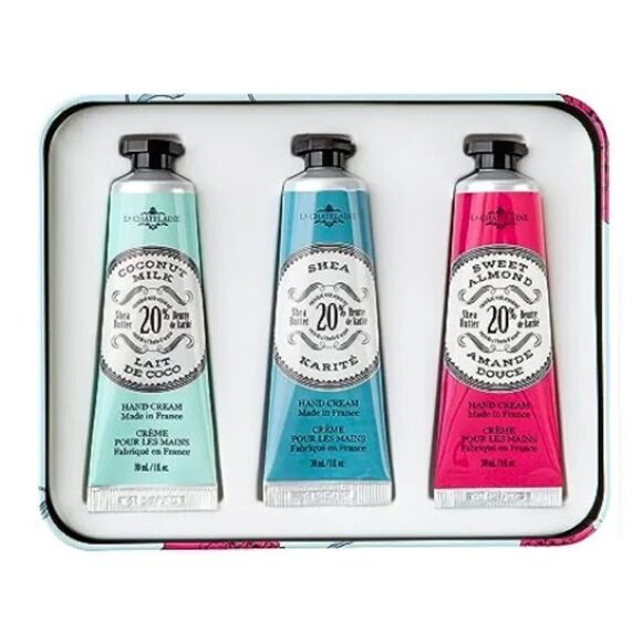 La Chatelaine Aqua Trio 20% Organic Shea Butter Hand Cream 1 fl. oz (3-pk) SU201 - Picture 2 of 6